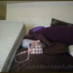 Pillows and mattress
