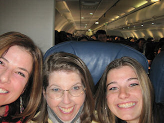 girls on the plane