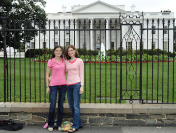 Kelly & Katie Beth by White House