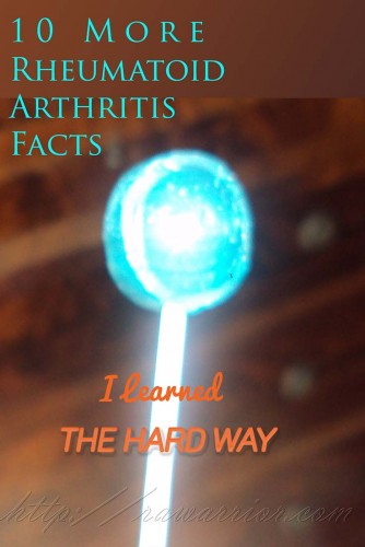 rheumatoid arthritis facts blue lollipop