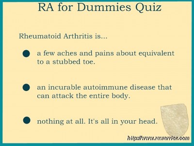 RA quiz for dummies