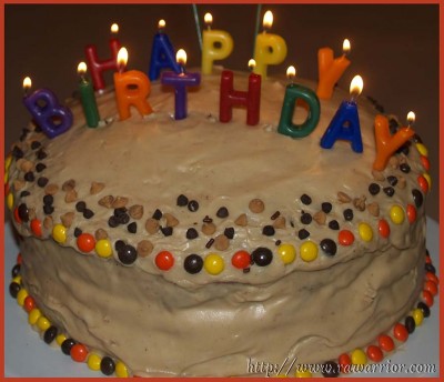 RA warrior blog birthday cake