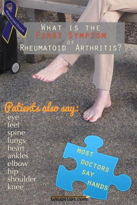 First Symptom of Rheumatoid Arthritis