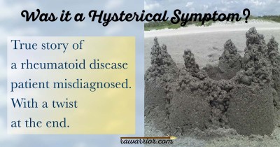 hysterical symptom in rheumatoid arthritis