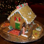 RA Warrior's gingerbread house front door