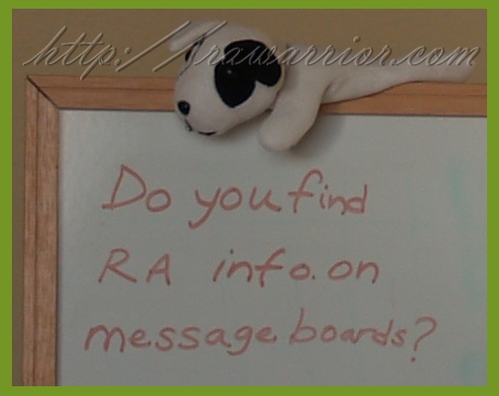 RA message boards