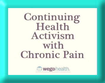 continuing Health Activism chronic pain logo