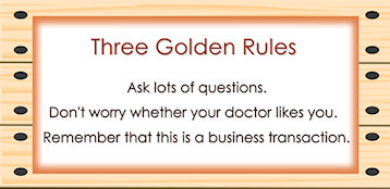 3 rules from Elizabeth Cohen Empowered Patient