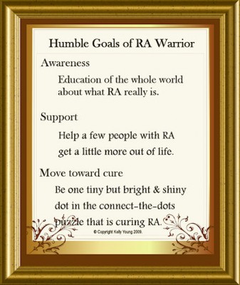 RA Warrior goals