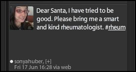 Santa bring me a rheum Tweet