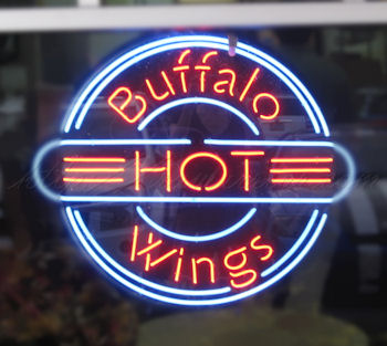hot wings sign