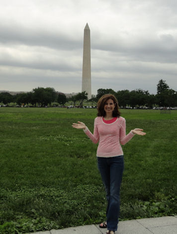 Kelly at Washington Monument
