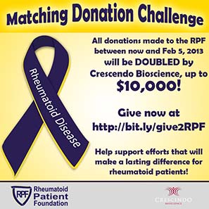 RPF Matching donation banner