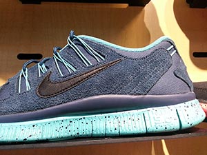 Nike Free Run suede in blue