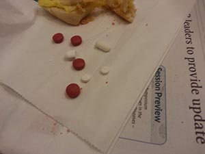 rheum patient breakfast meds