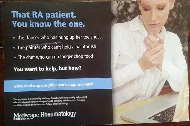 Medscape RA symposium advertisement ACR13