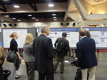 busy poster session for RPF at ACR13