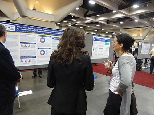discussing RPF posters at ACR13