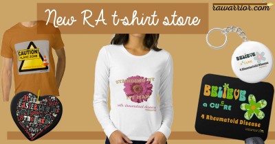 rheumatoid arthritis t-shirt, hoodies, mouse pads, key chains