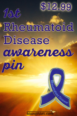 Rheumatoid Arthritis Awareness Pin